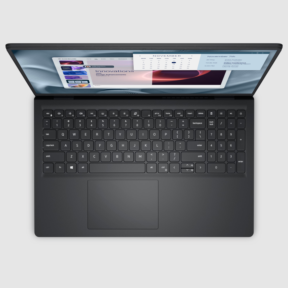 Dell Pro 15 Essential PV15250 | Intel Core 3 100U | 8GB DDR5 RAM | 512GB M.2 PCIe NVMe SSD | Intel UHD Graphics | 15.6 FHD | Win11Pro | Carbon black