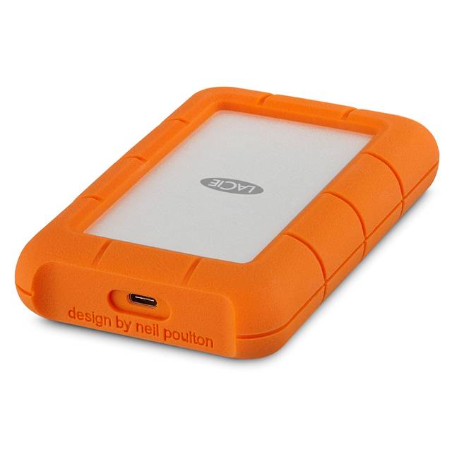 2TB LaCie Rugged USB-C External Mobile Drive