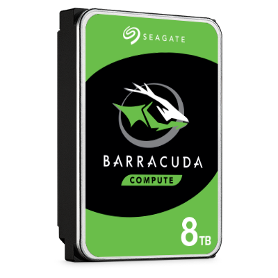 8TB Seagate Barracuda, 3.5 SATA-III 6Gbs Desktop HDD