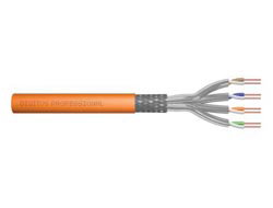 CAT 7 S-FTP INST CABLE 100M - 1200 MHZ DCA AWG 23/1 ORANGE