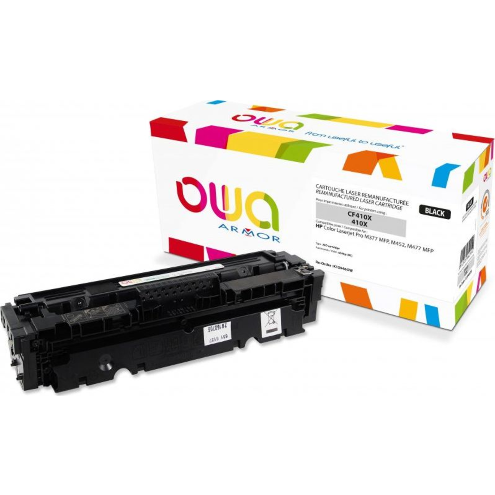 Armor OWA Toner Compatible with HP CF410X Black (6,500 P.)