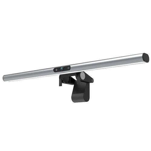 2IN1 LIGHTBAR PRO MONITORLAMPE - MIT FULLHD WEBCAM SILBER