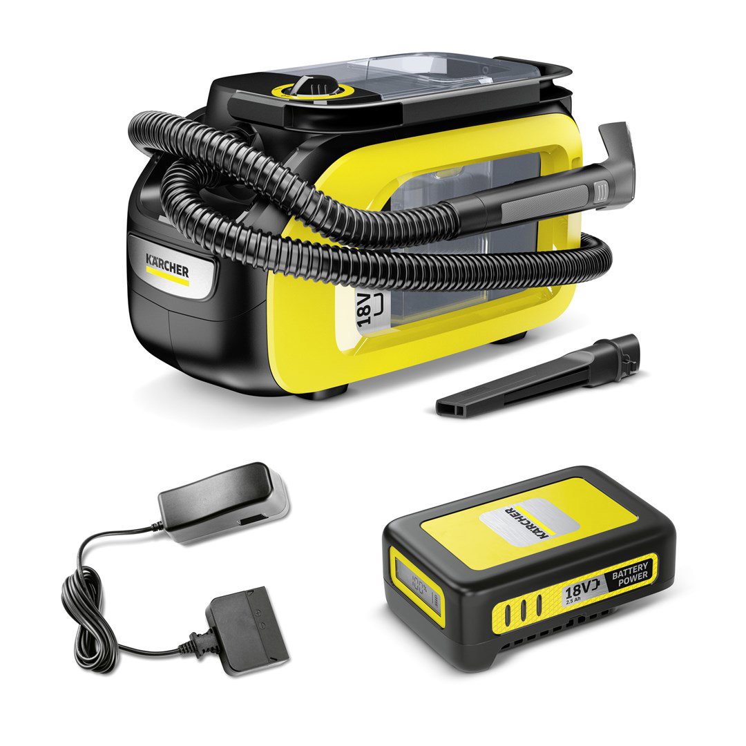 Krcher SE 3-18 Compact Battery Set 1.2 L Drum vacuum Wet 184 W Bagless