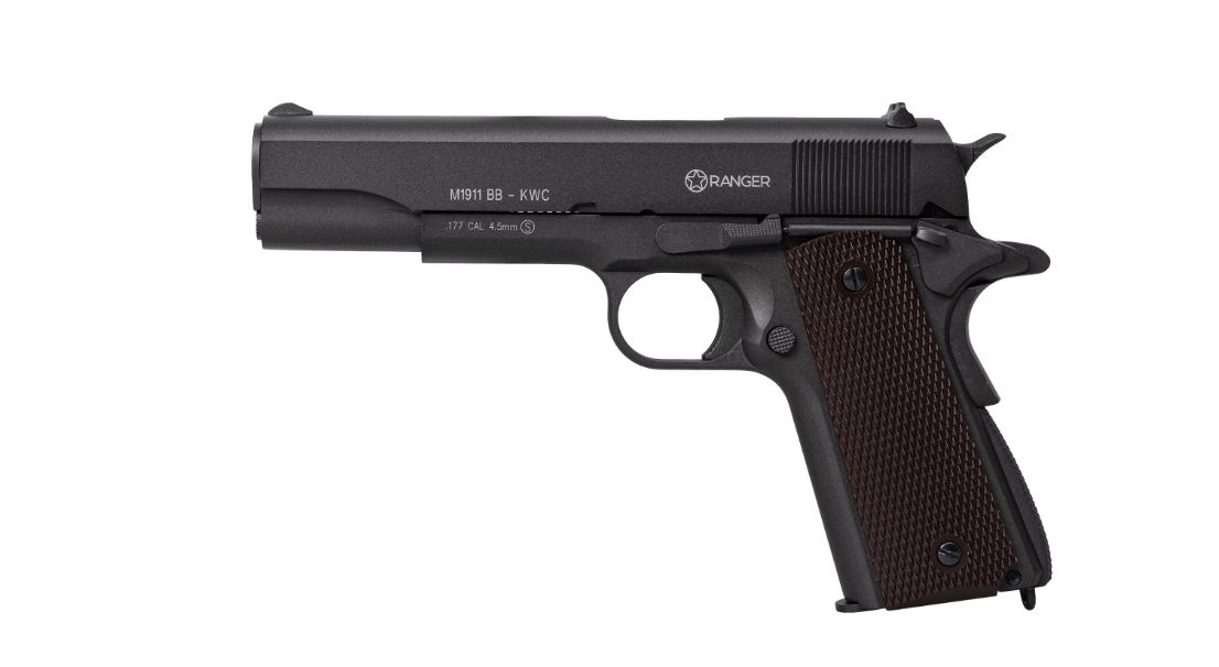 Air rifle Air rifle Ranger M1911 BB KWC Kal. 4,5 BBS Blow Back 17 Strz. Full Metal Co2