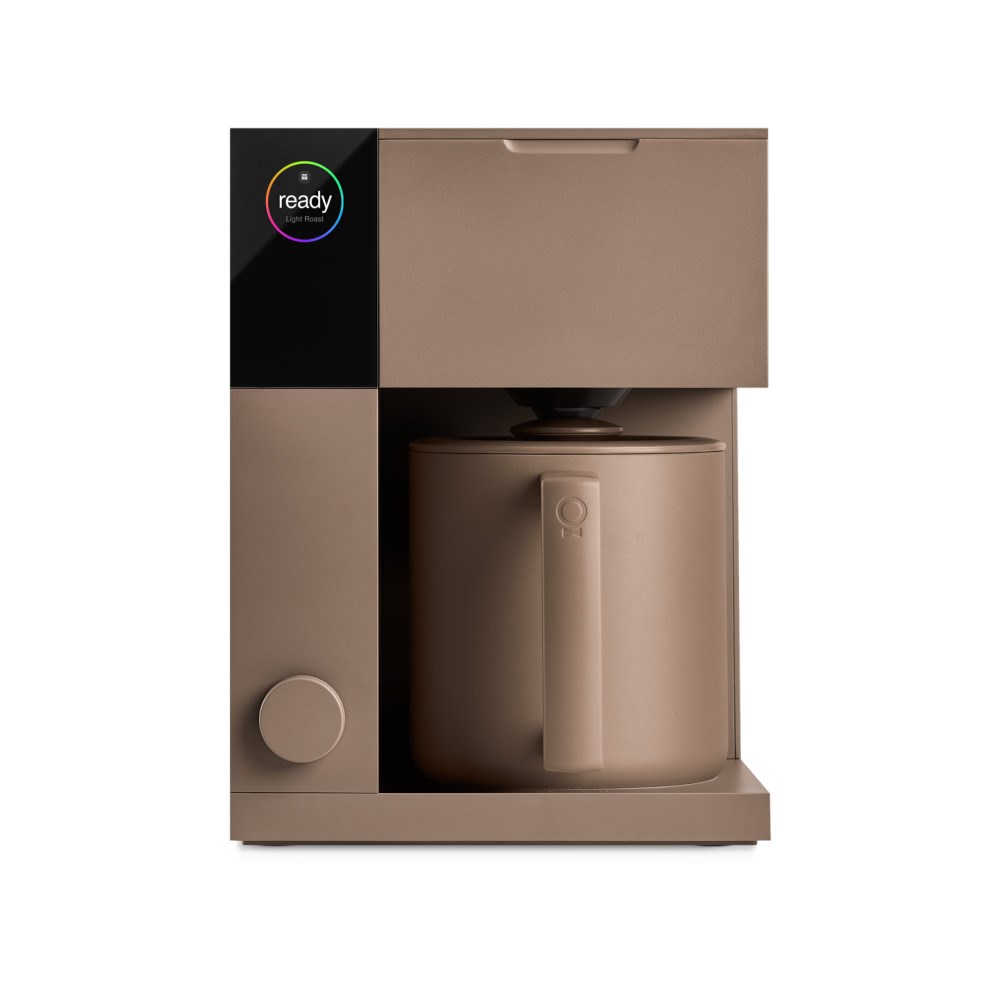 Aiden drip coffee maker, chocolate brown, by FELLOW