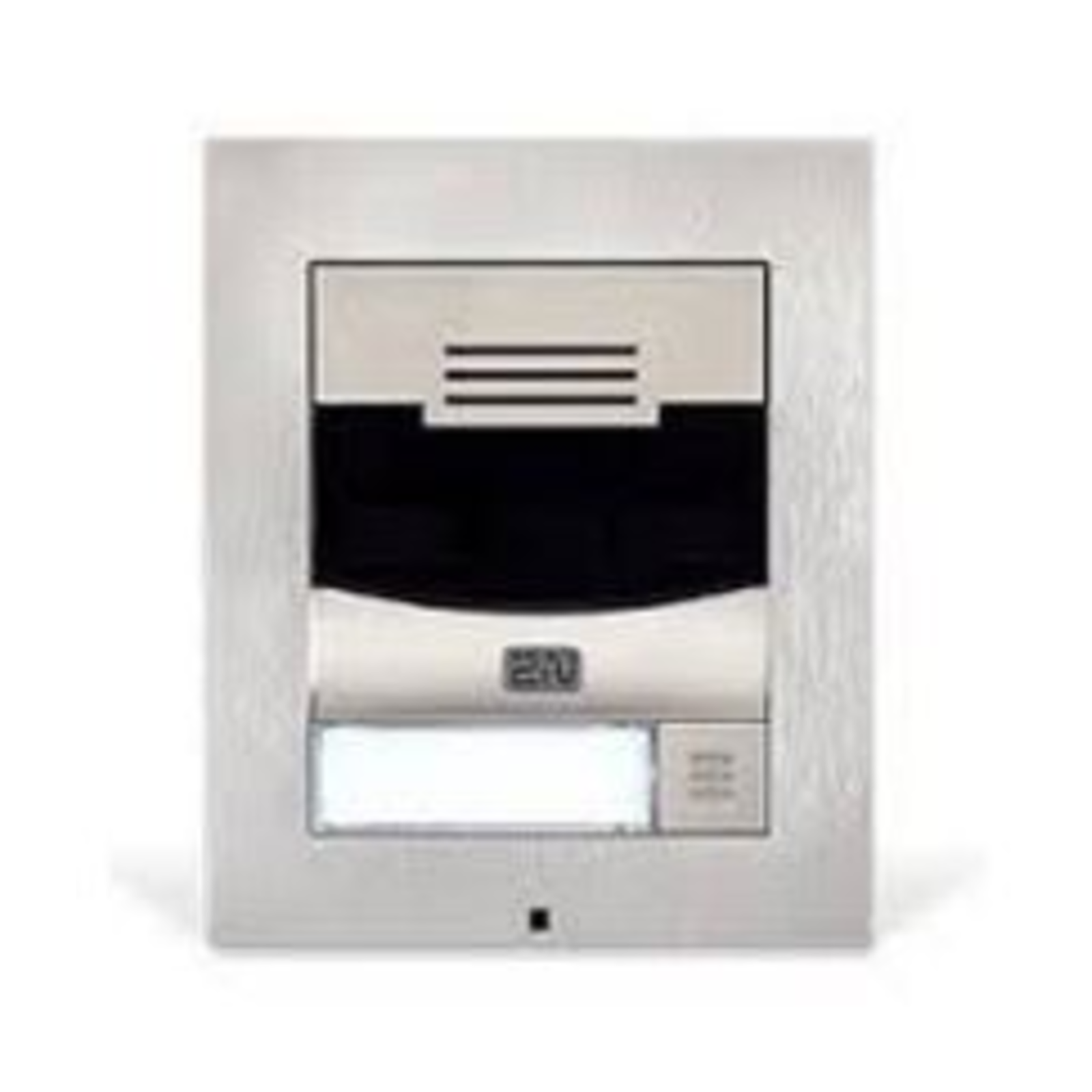 2N Network Door Station 1 Call Button without Camera IK08 IP54 Flush-mounted
