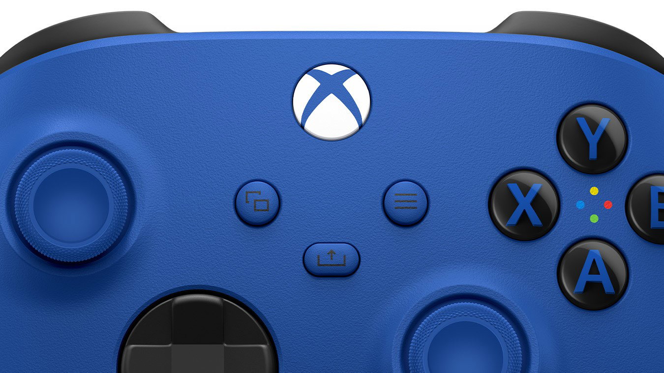 Microsoft Xbox Wireless Controller Blue Bluetooth/USB Gamepad Analogue Digital Xbox One, Xbox One S, Xbox One X