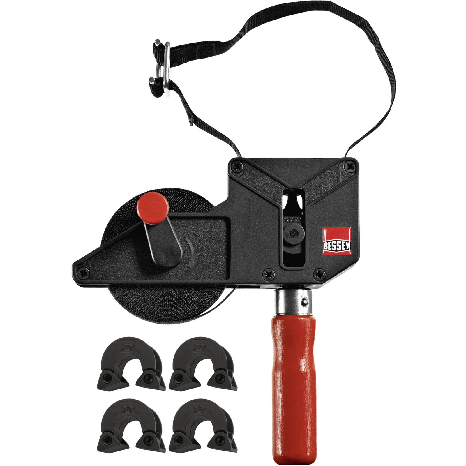 Bessey BAN700 Strap Tensioner Black Red 7 Metres