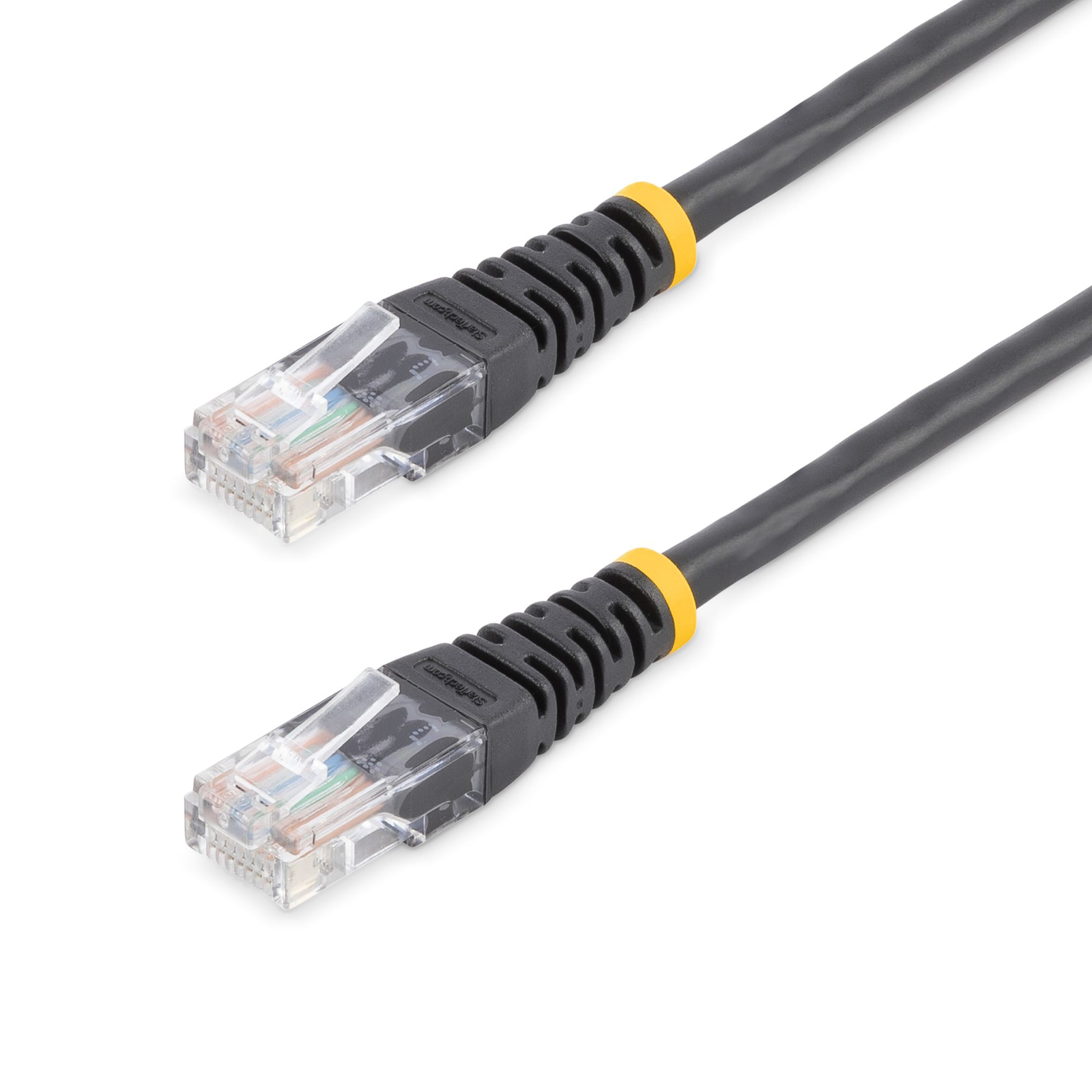 StarTech 15m Cat5e RJ45 UTP Patch Cable Cat 5e Network Cable Black Patch Cable RJ-45 (M)