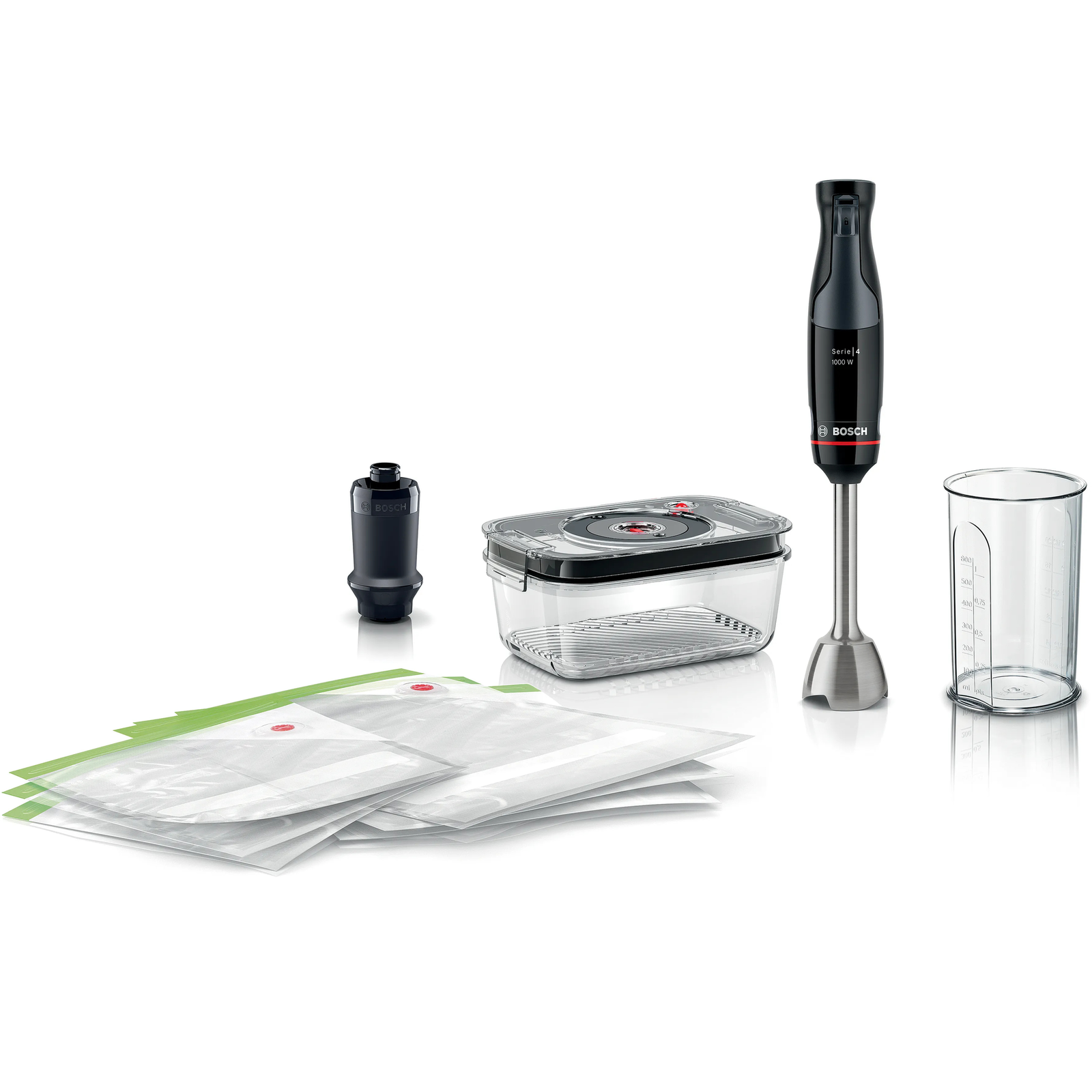 Bosch Serie 4 MSM4B6V2 blender 1.2 L Immersion blender 1000 W Black