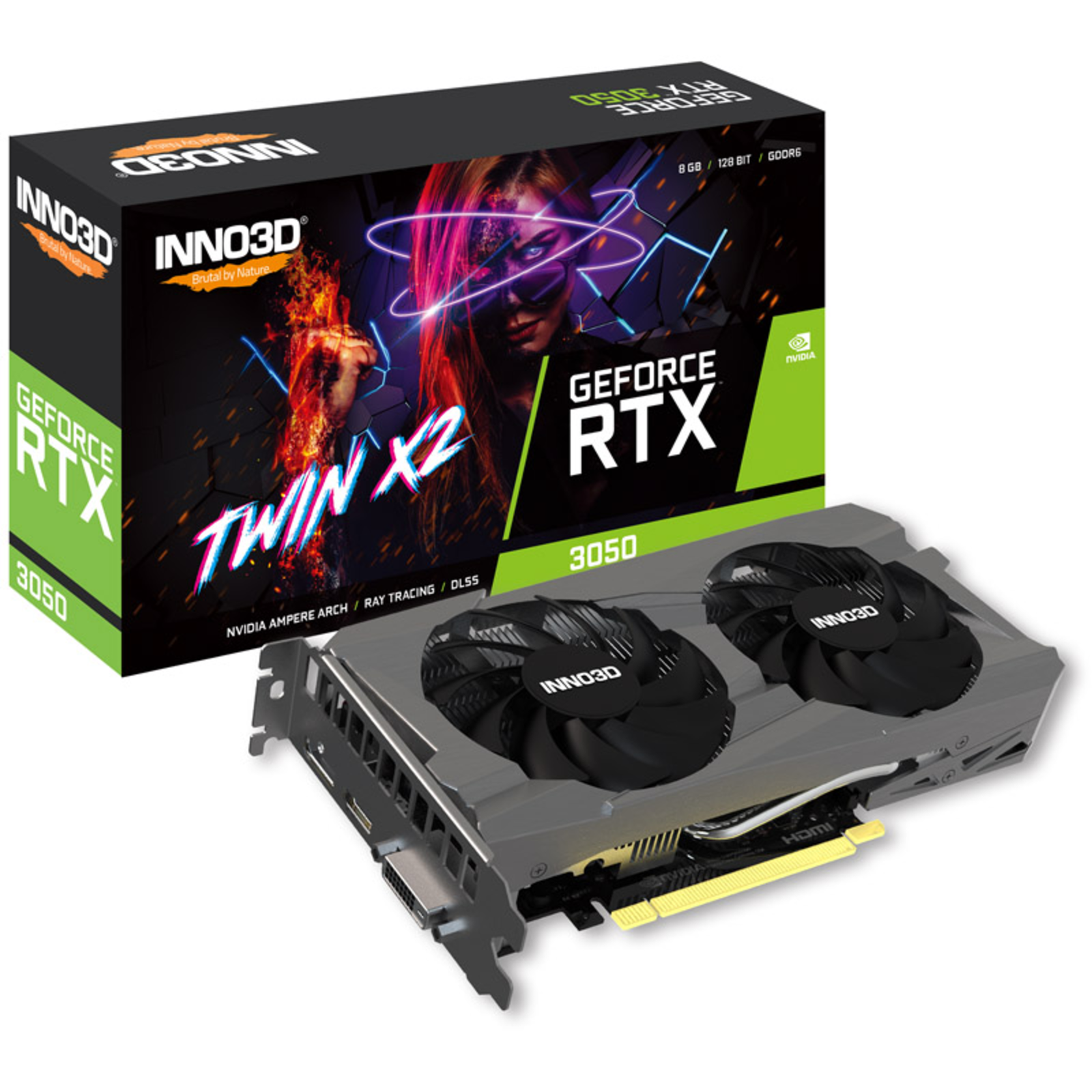 Inno3D GeForce RTX 3050 TWIN X2 8GB