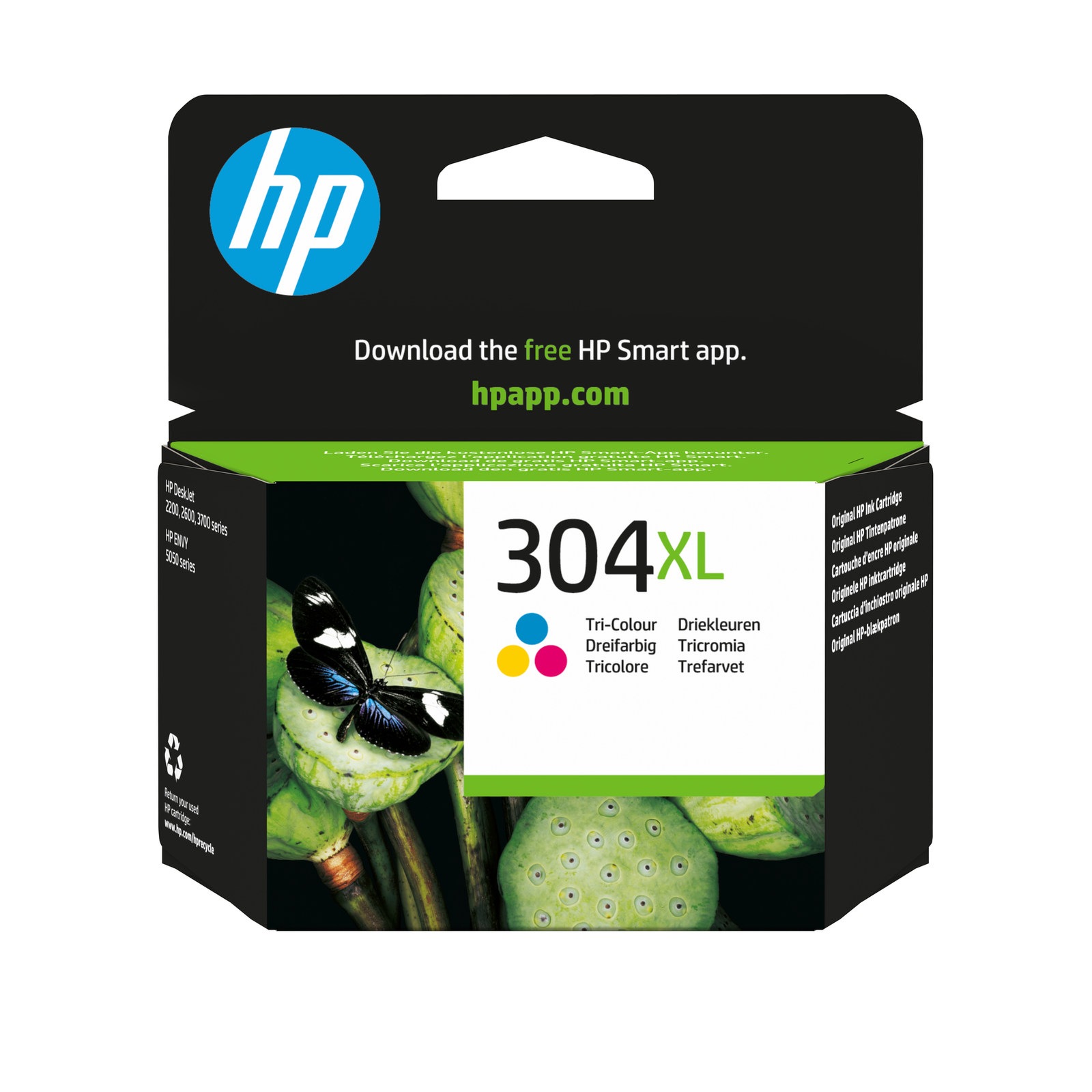 HPI 304XL Color cyan magenta Yellow 300 Pages Ink N9K07AE