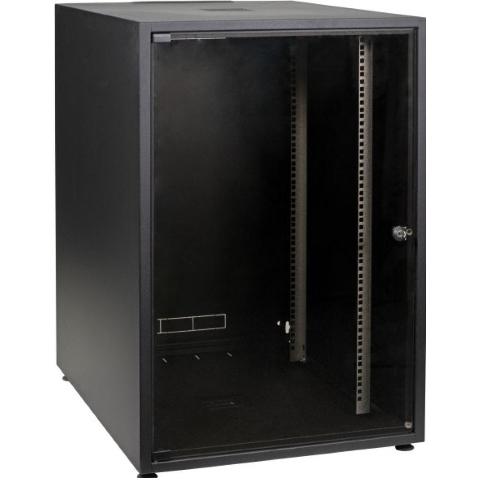 EFB Elektronik OFFICE Cabinet Network Cabinet Jet Black RAL 9005 18U 48.3 C M (19inch)