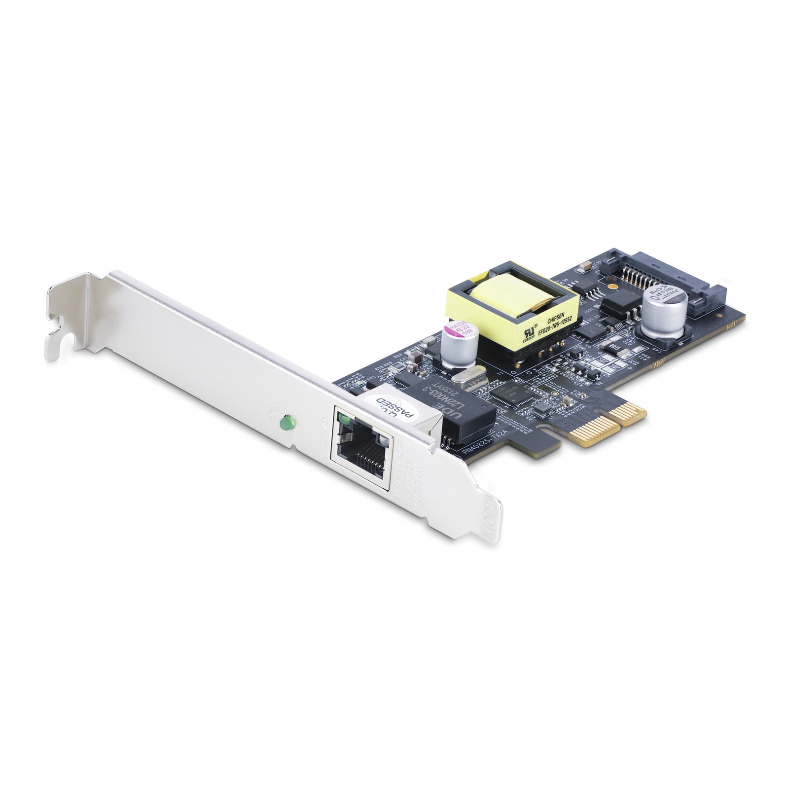StarTech.com 1-port 2.5Gbps PoE Network Card Intel I225-V 802.3at PoE+ Multi-Gigabit NIC PCIe