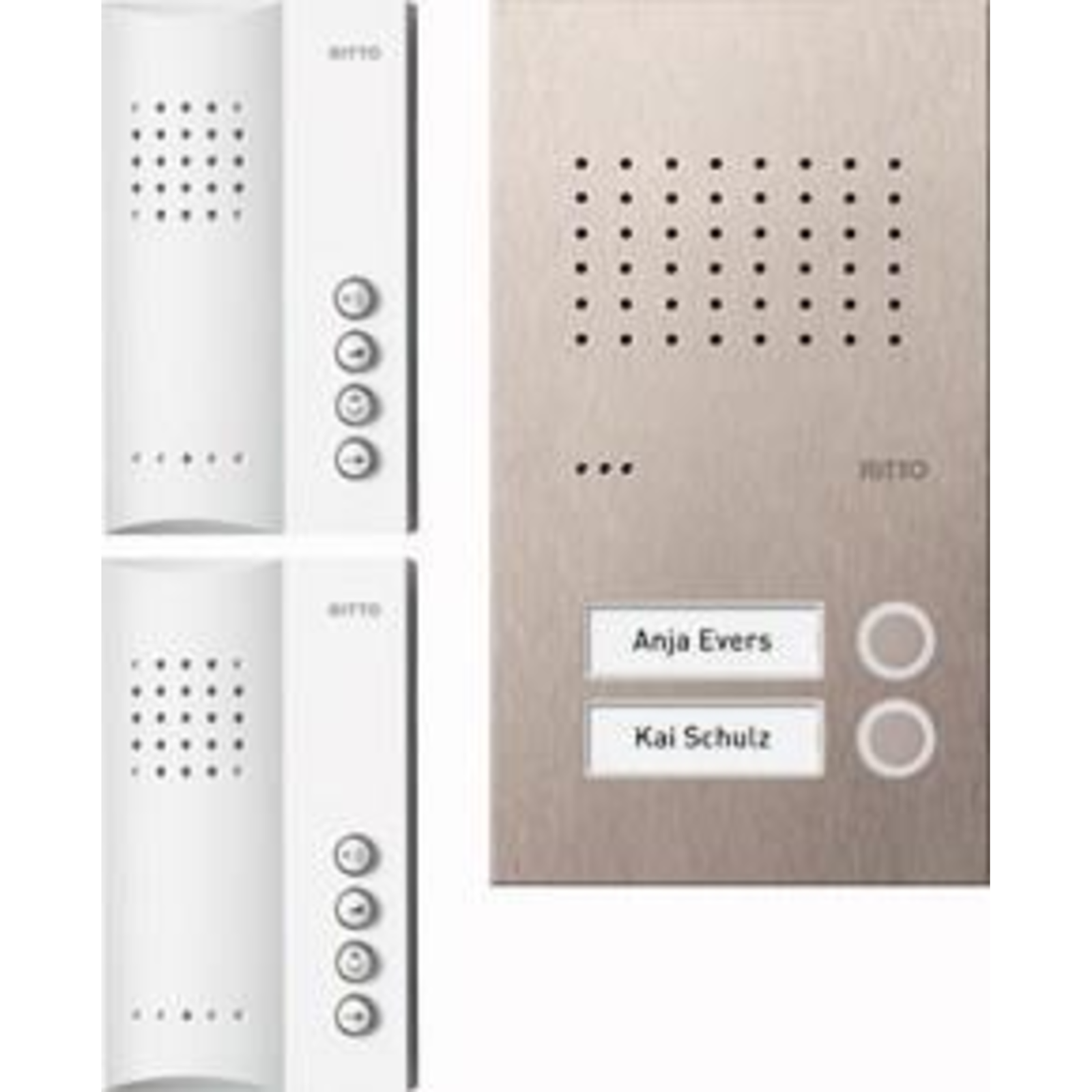 APC Ritto RGE1818425 Audio Intercom System Stainless Steel White (RGE1818425)