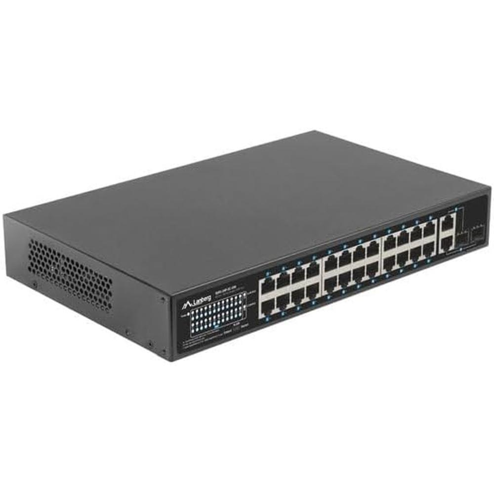 Lanberg Switch 24X 100MB DSP+2X Combo Rack 19