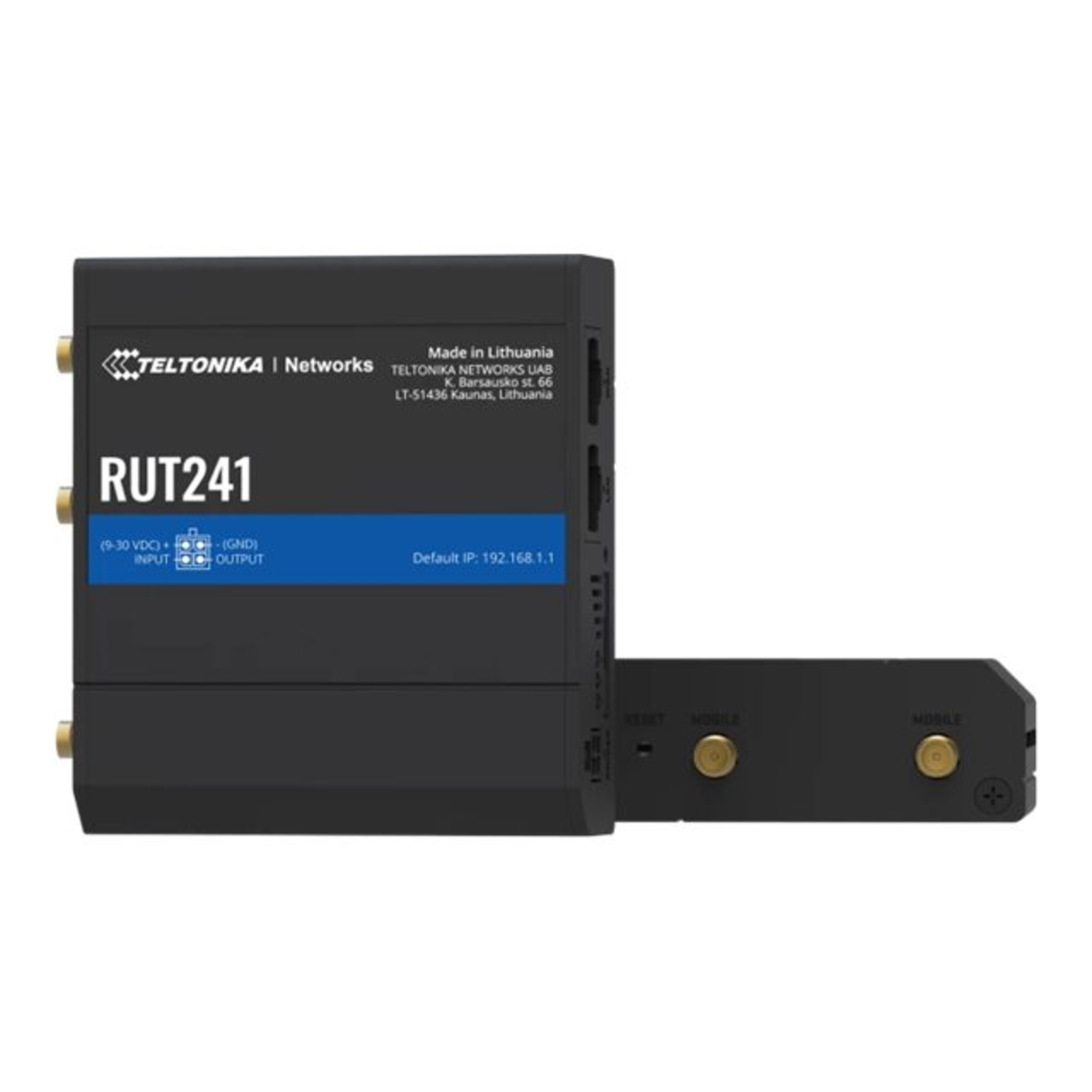 Teltonika RUT241 Industrial Cellular router 4G LTE Wi-Fi Version 2 Global with EU Power Supply