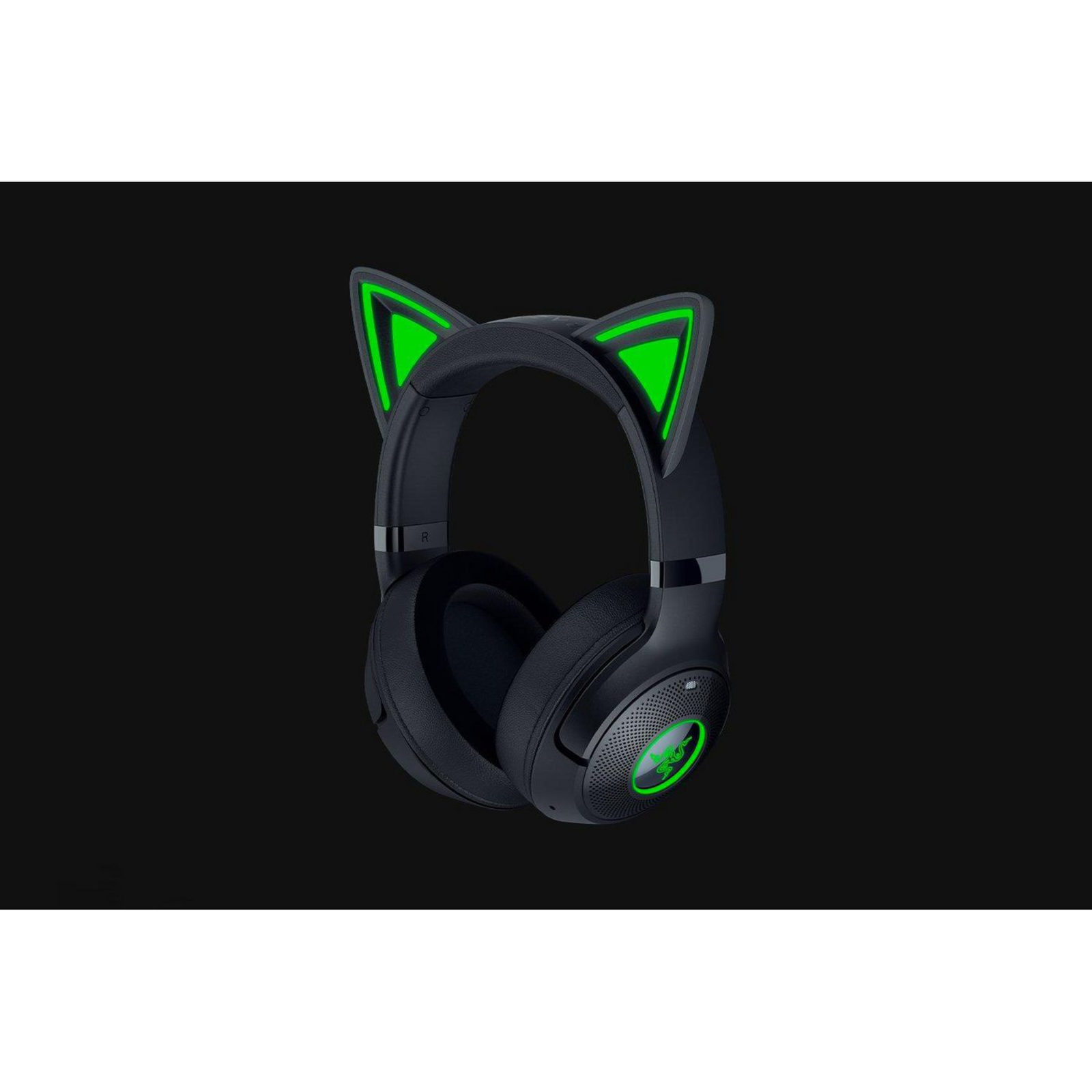 RAZER Kraken Kitty V2 over Ear Headset Wireless Bluetooth Stereo Black Gaming