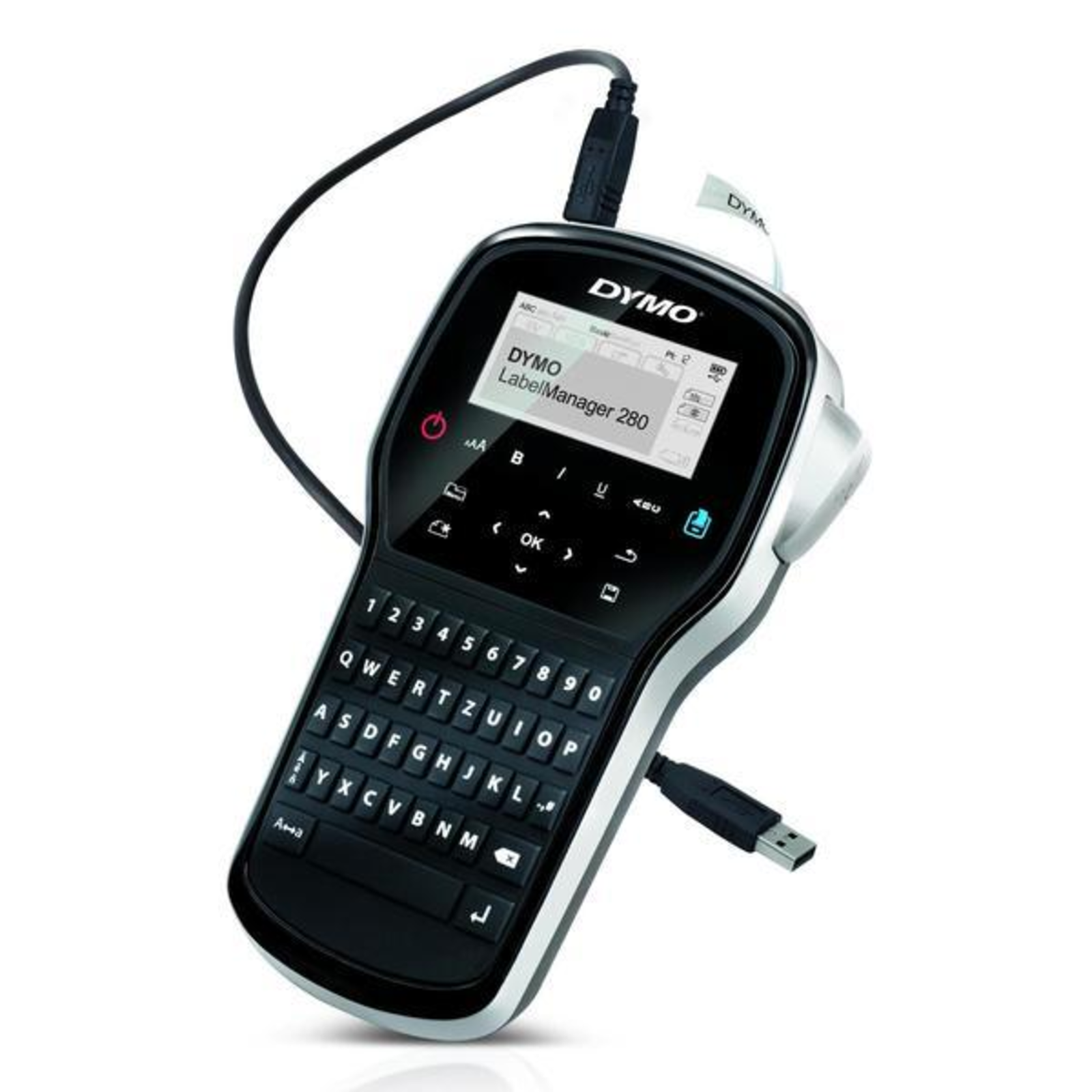 Dymo LabelManager 280 6 9 12mm D1 Tapes Qwertz