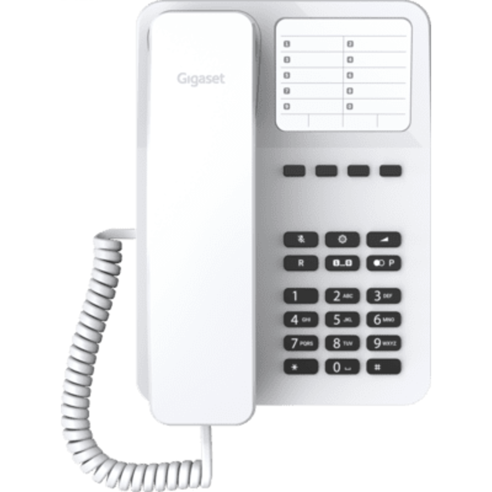 Gigaset DESK 400 White Analog Telephone