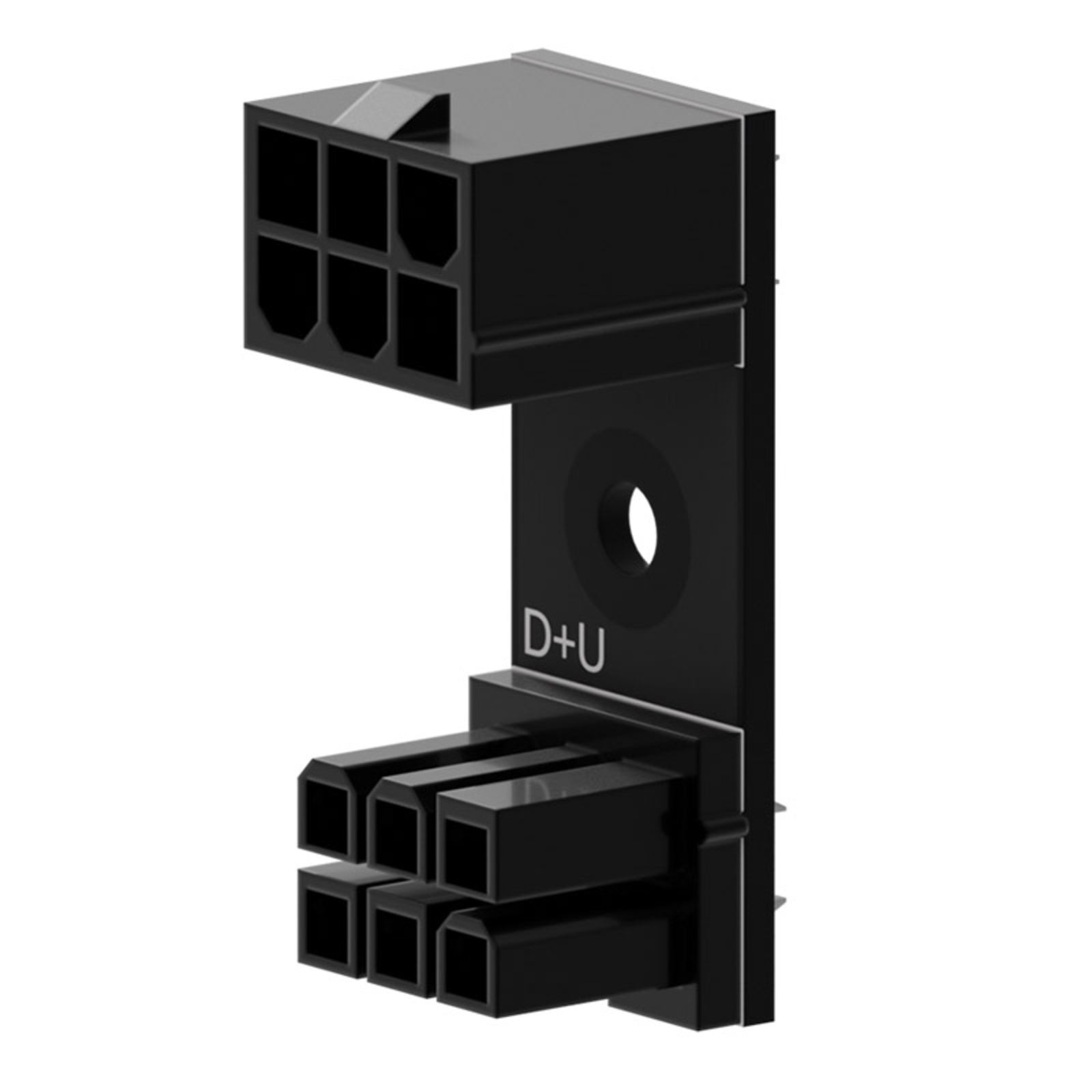 Singularity Computers 6-pin PCIe 180 Degree Adapter D+U