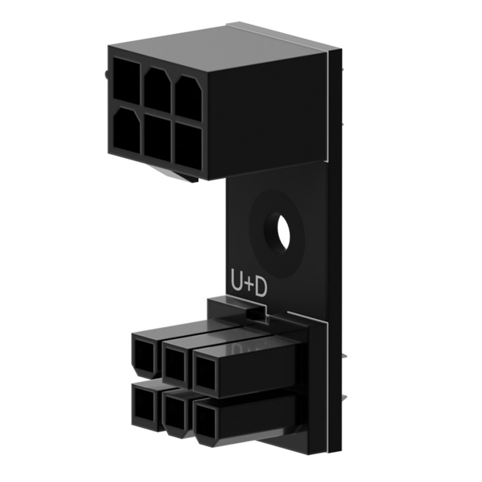 Singularity Computers 6-pin PCIe 180 Degree Adapter U+D