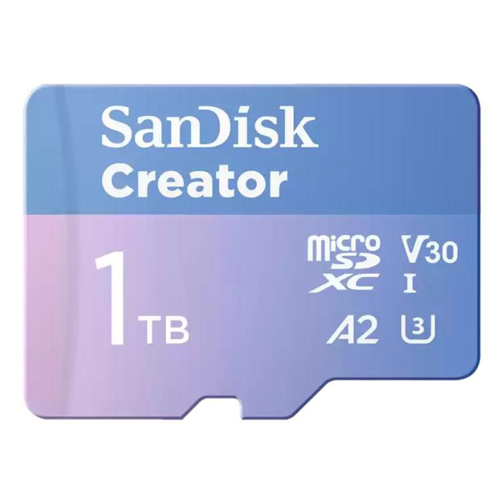 SanDisk Creator MicroSD Memory Card 1TB Blue SDSQXAV-1T00-GN6MS
