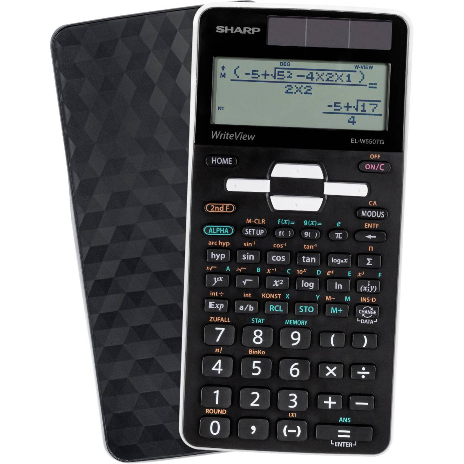 SHARP EL-W550TG Scientific Calculator Black/grey