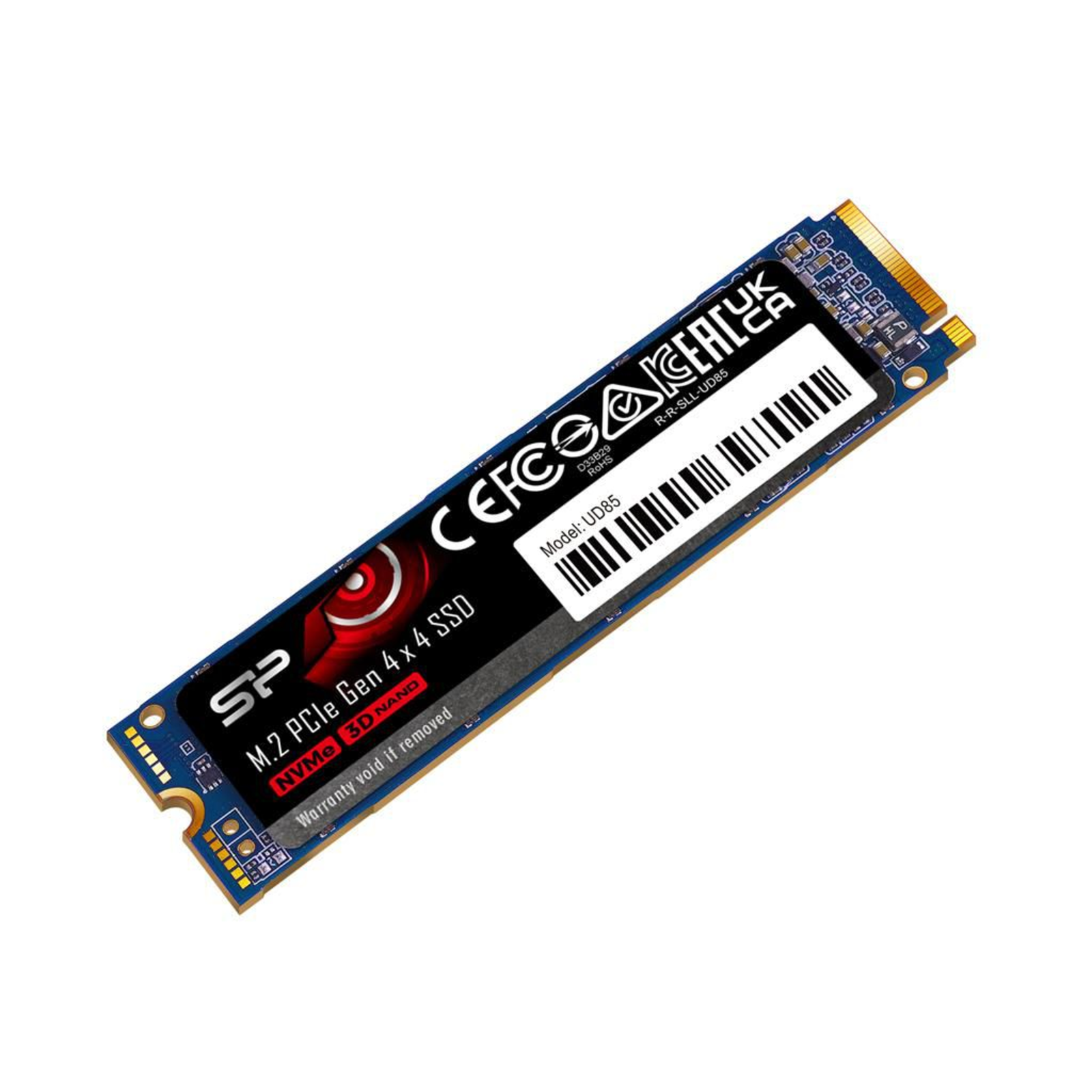 Silicon Power Solid State Drive 1TB PCI-E UD85 Gen 4x4 NVMe 3D Nand TLC