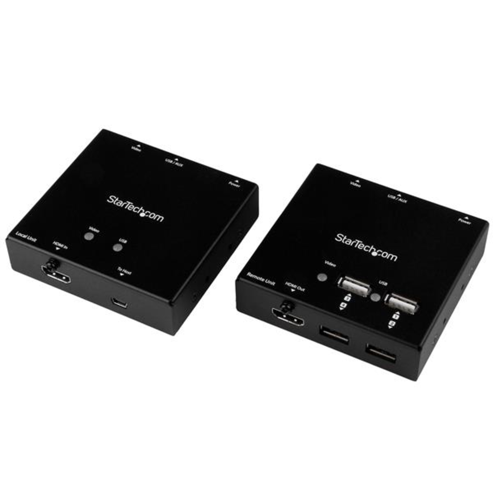 StarTech.com HDMI over Cat6 Extender with 4 Port USB 1080p 50m AV Transmitter And Receiver 50 M