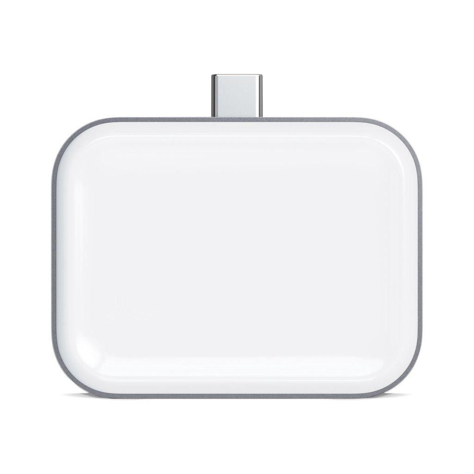 Satechi USB-C Wireless Charging Dock for AirPods Silver/White ST-TCWCDM