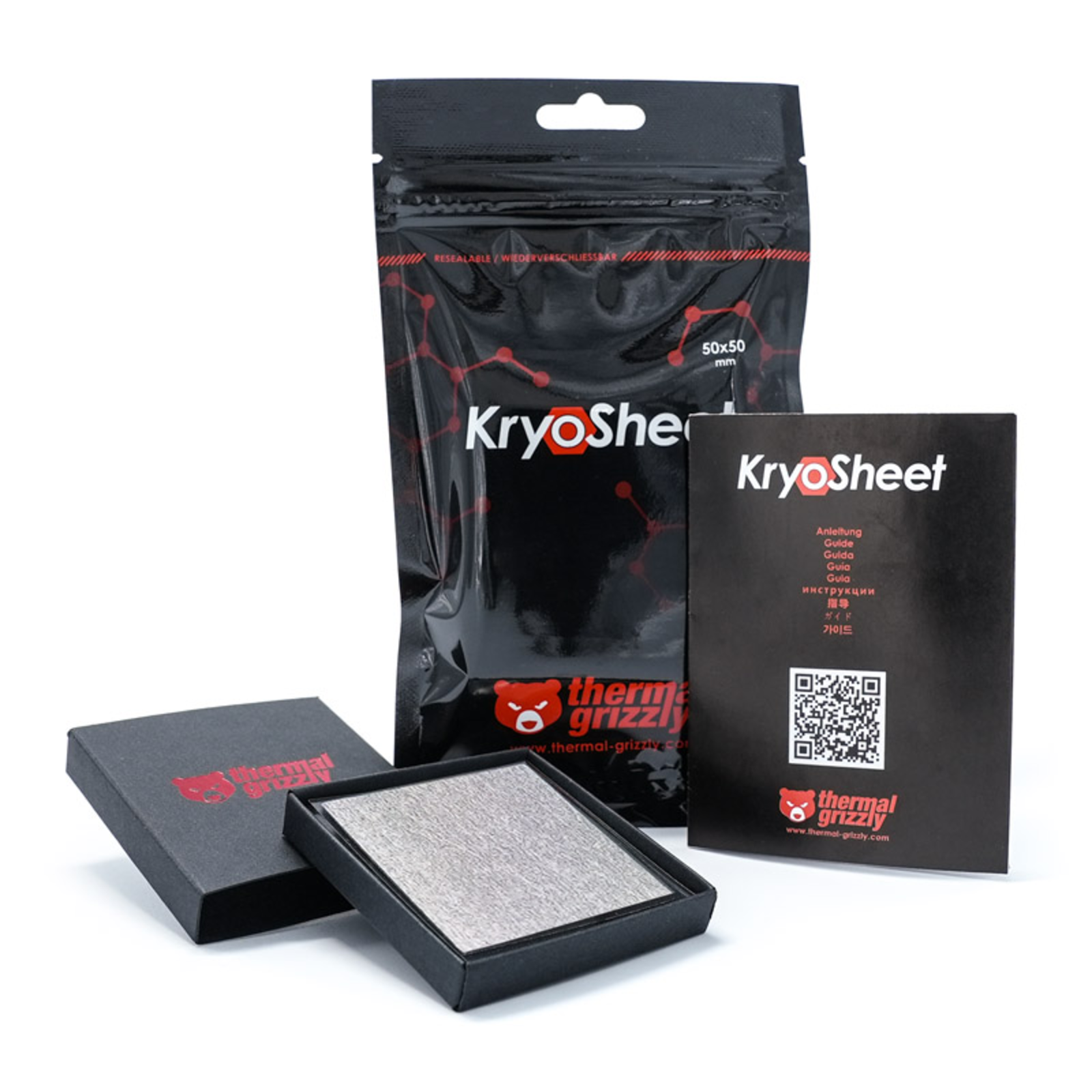 Thermal Grizzly KryoSheet 50 X 50mm Anthracite