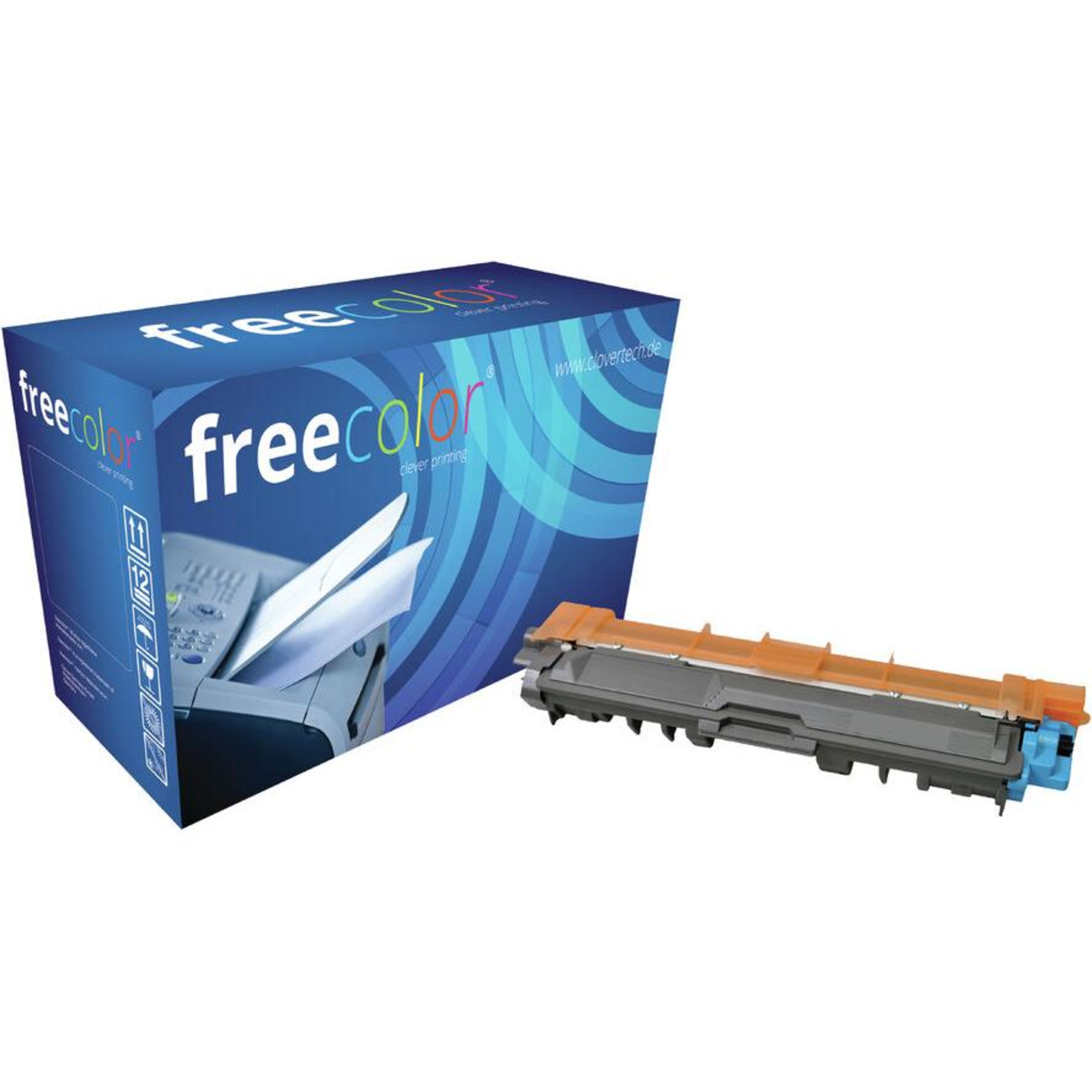 Freecolor cyan Compatible Toner Cartridge (Alternative to Bredher TN241C)