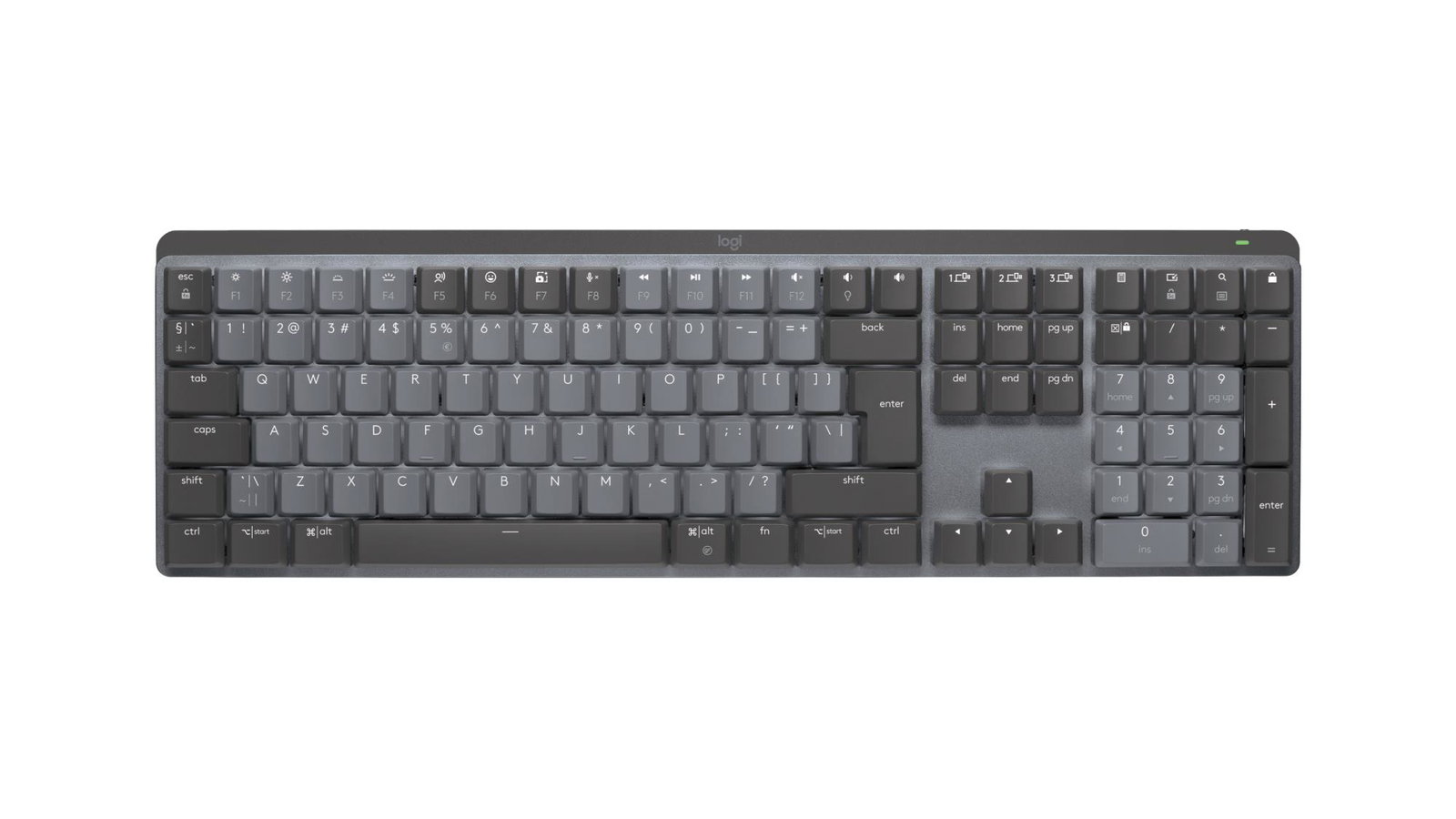 KEYBOARD WRL MX MECHANICAL ENG/GRAPHITE 920-010758 LOGITECH