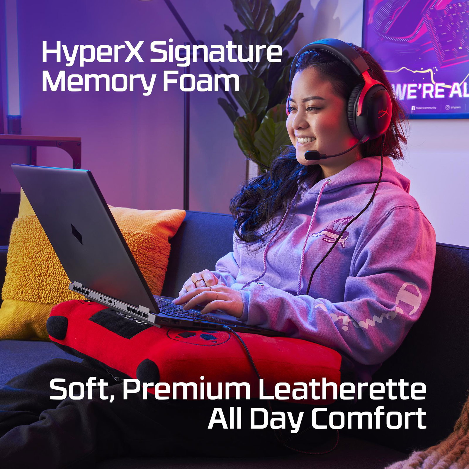 HEADSET HYPERX CLOUD III/BLACK/RED 727A9AA HYPERX