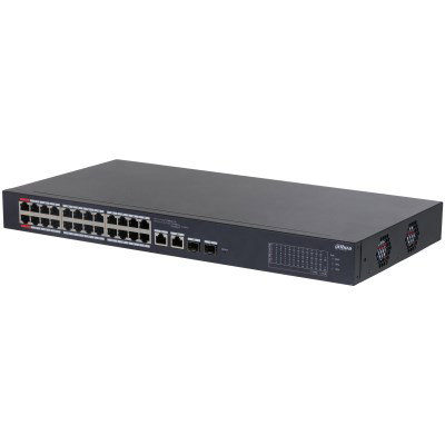 Dahua Technology DH-CS4226-24ET-240 network switch Managed L2 Gigabit Ethernet (10/100/1000) Power over Ethernet (PoE) Black