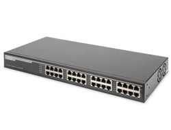16 PORT GIGABIT POE+ INJECTOR - 16PORTS DATA IN 16PORTS DATA OUT