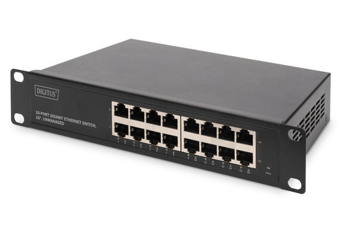 16-PORT GIGABIT ETHERNET SWITCH - 10IN UNMANAGED