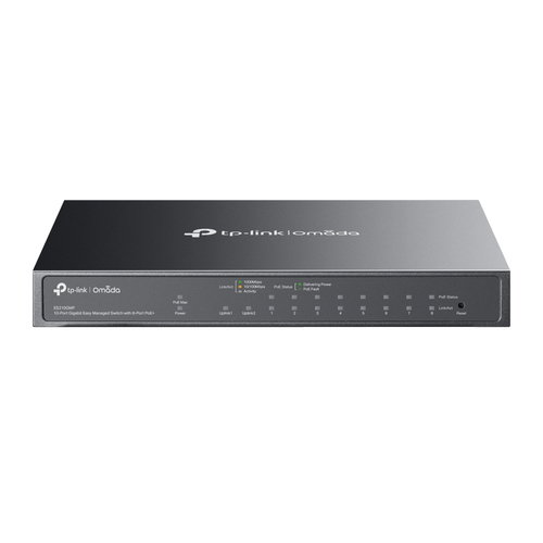 10-PORT 1G EASY MANAGED SWITCH - WITH 8-PORT POE+