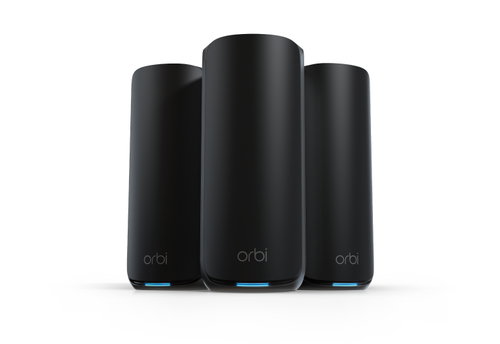 3-SET ORBI 870 WIFI 7 MESH - TRI-BAND BLACK 21 GBIT/S