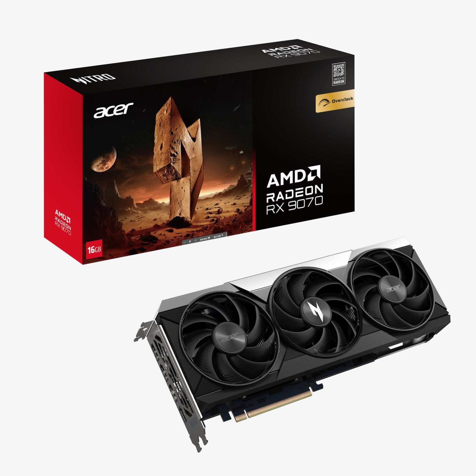 Acer Graphics Card AMD Acer Nitro RX9070 16G OC