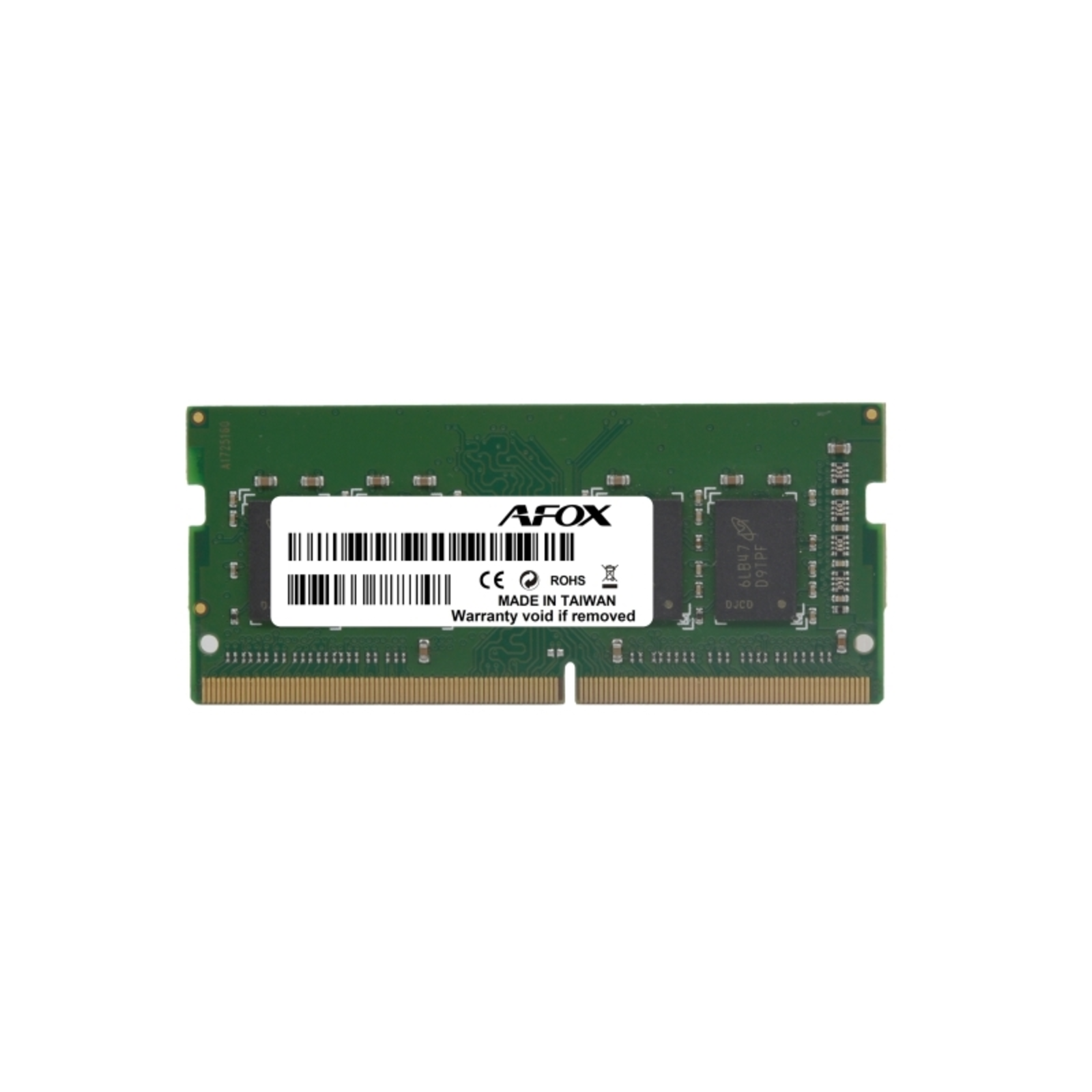 AFOX SO-DIMM DDR3 8G 1600MHZ LV 1 35V AFSD38BK1L