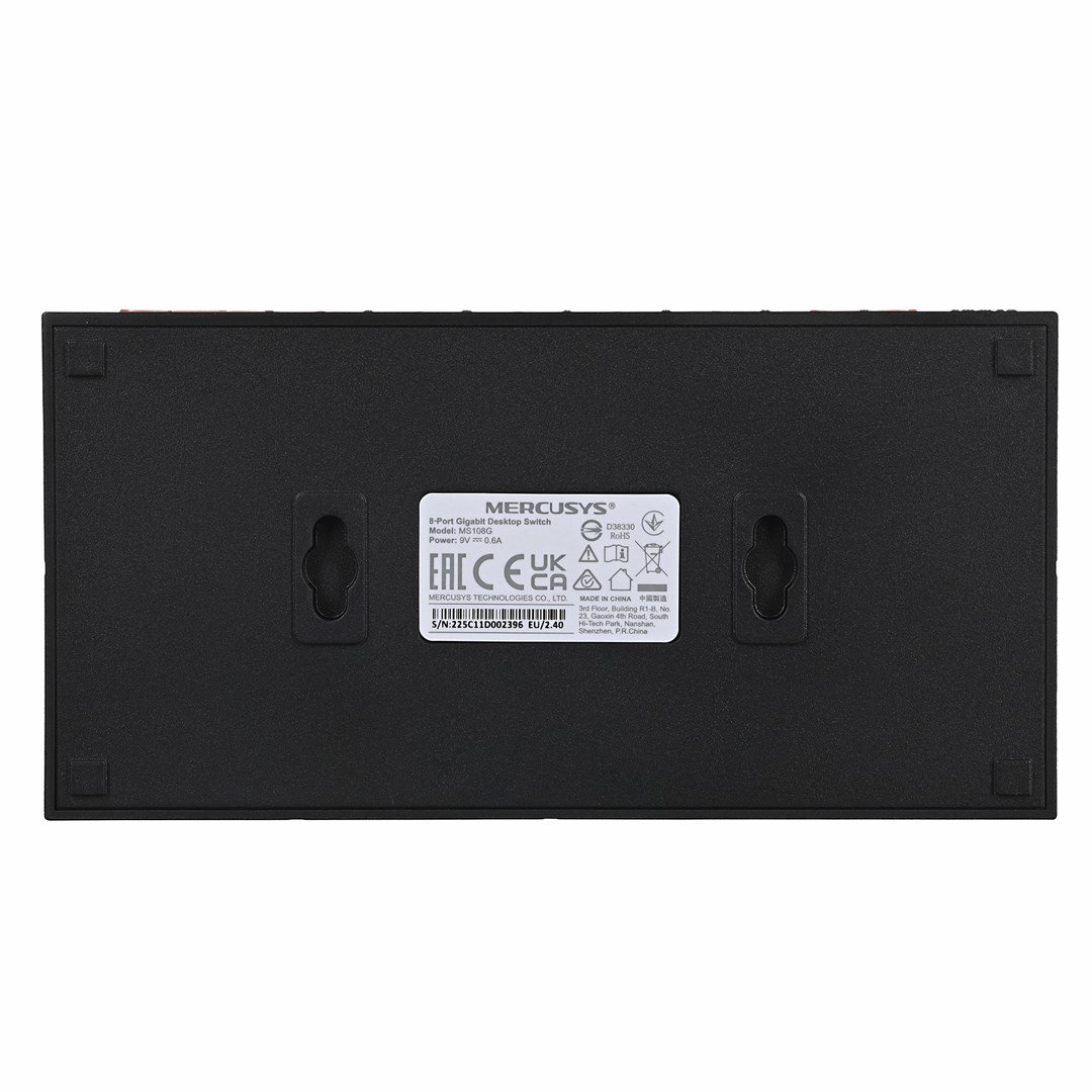 Mercusys 8-Port 10/100/1,000 Mbps Desktop Switch