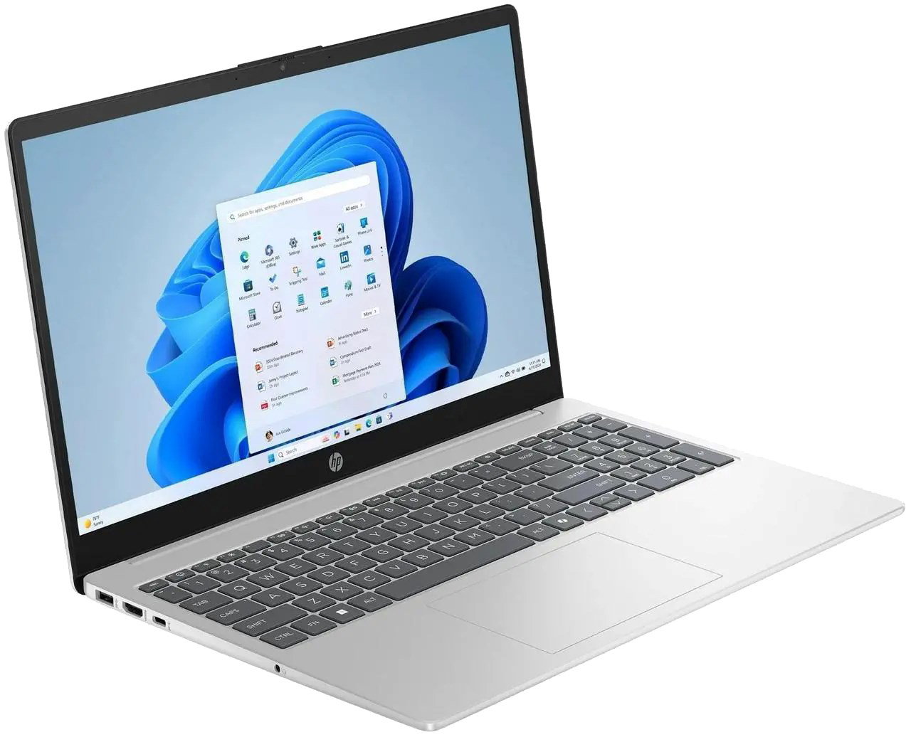 HP 15-fd0154wm i5-1334U 15.6 FHD Touch 12GB SSD 512 Iris Xe Win11 Natural Silver (REPACK) 2Y New Repack/Repacked