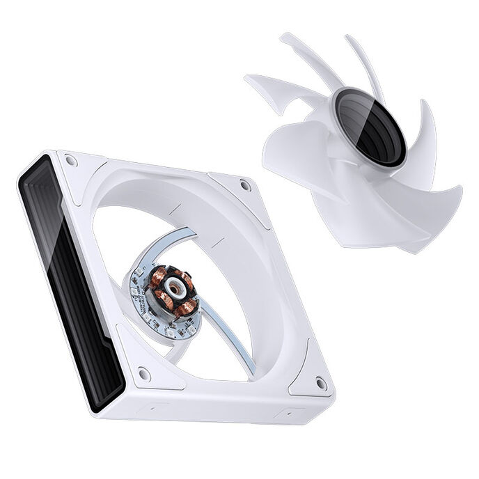 Jonsbo ZK-120W PWM fan, A-RGB - 120mm, white, 3er-Pack