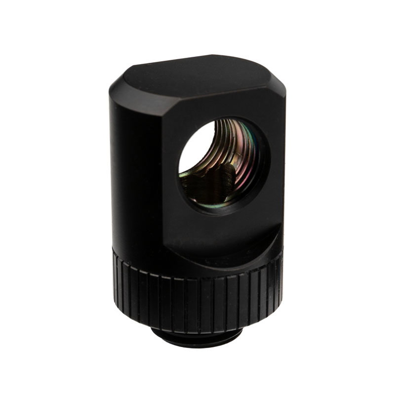 EK Water Blocks EK-Torque Adapter T-Splitter G1/4 inches AG auf 2x G1/4 inches IG - drehbar, black