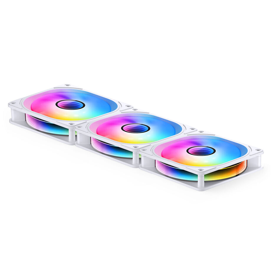 Jonsbo FR-606W PWM-fan, RGB - 120mm, white