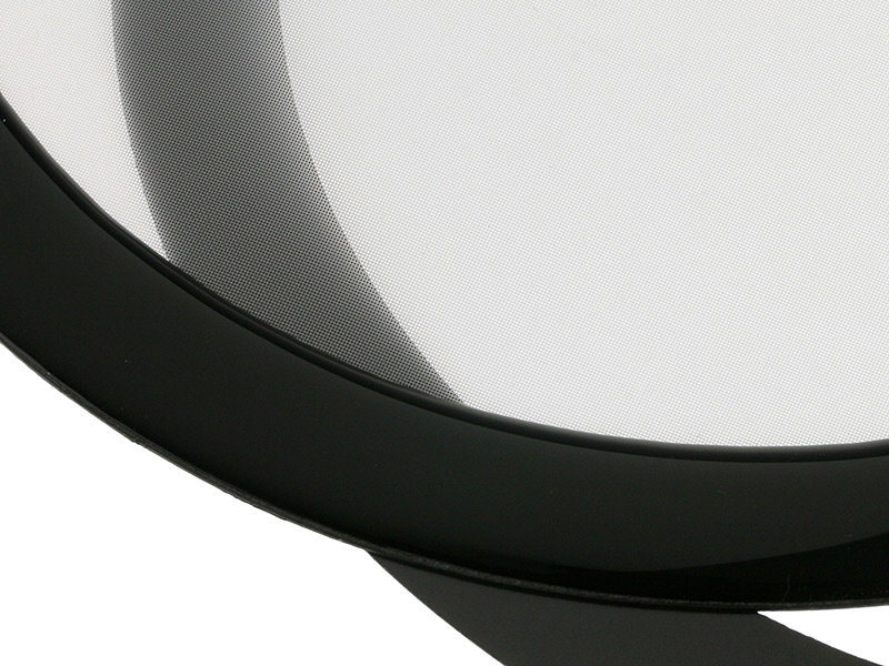 DEMCiflex Staubfilter 225mm, rund - black/white