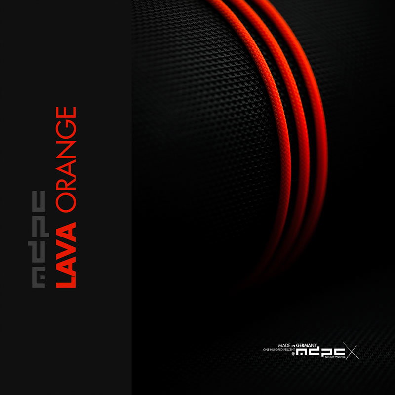 MDPC-X Sleeve XTC - Lava-orange, 1m