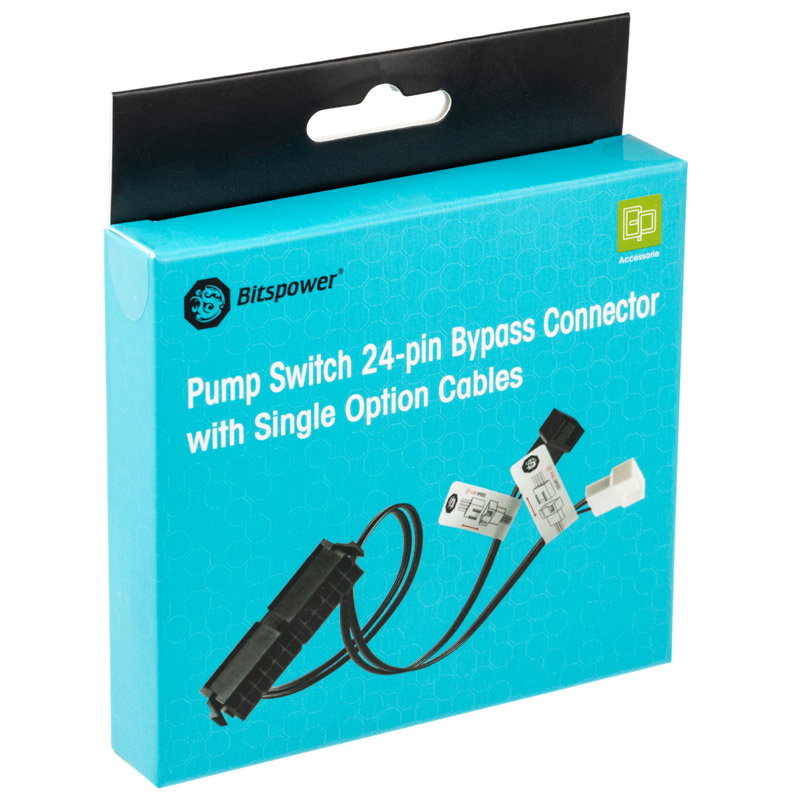 Bitspower 24-Pin ATX - berbrckungsstecker with fanausgang